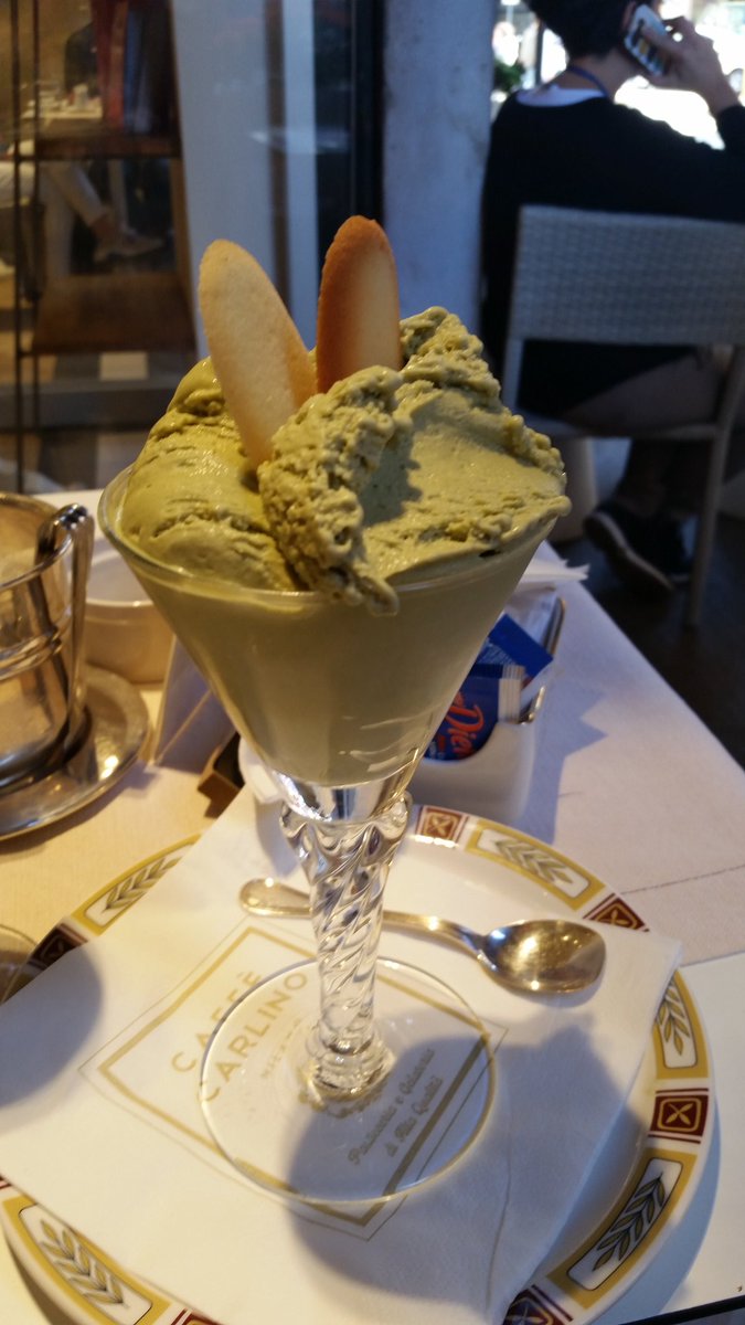 Best part of #milandesignweek? #pistacchio #gelato #deliciousness