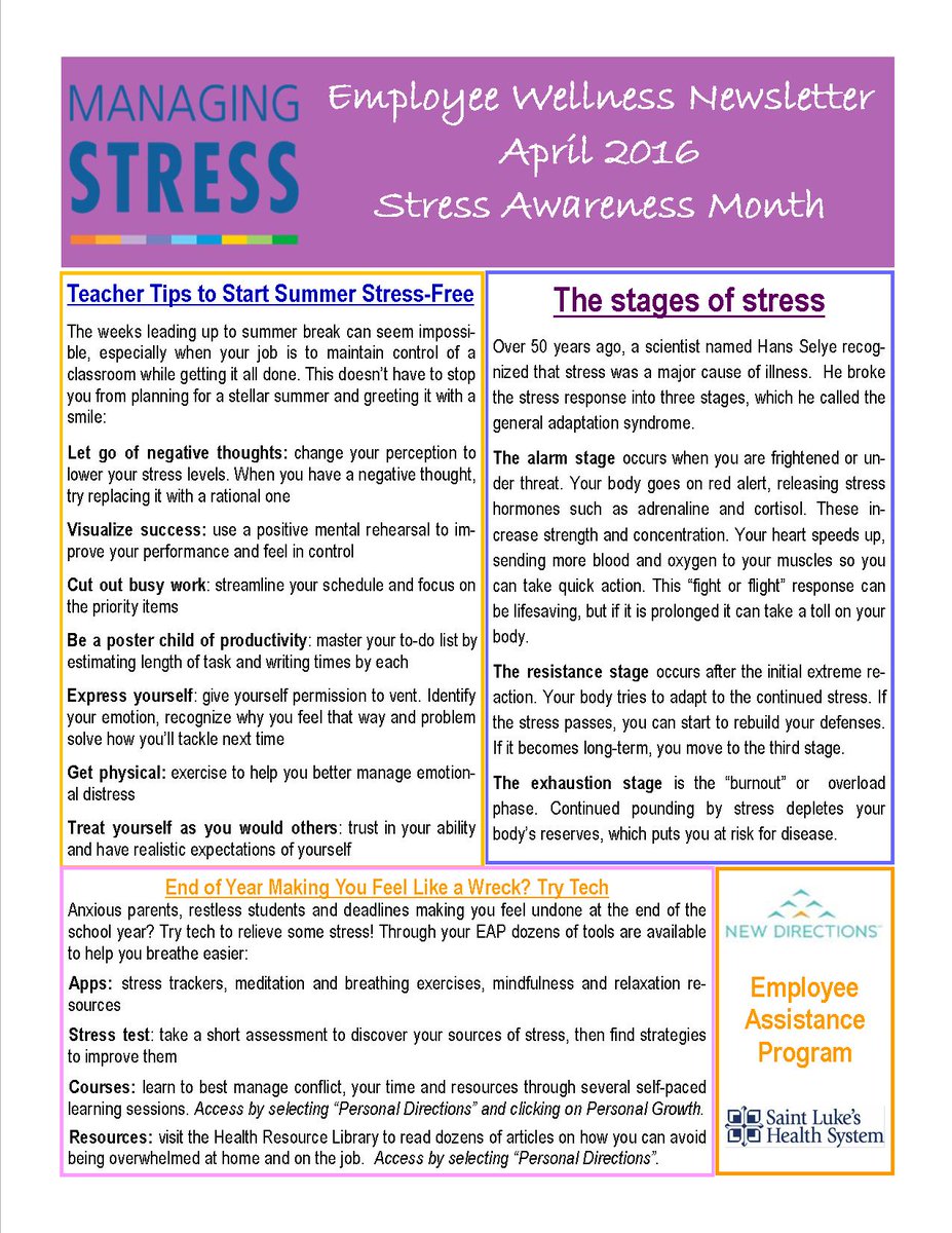 OSDWellness's tweet photo. April's Wellness Newsletter https://t.co/WDYEcTUgrB
