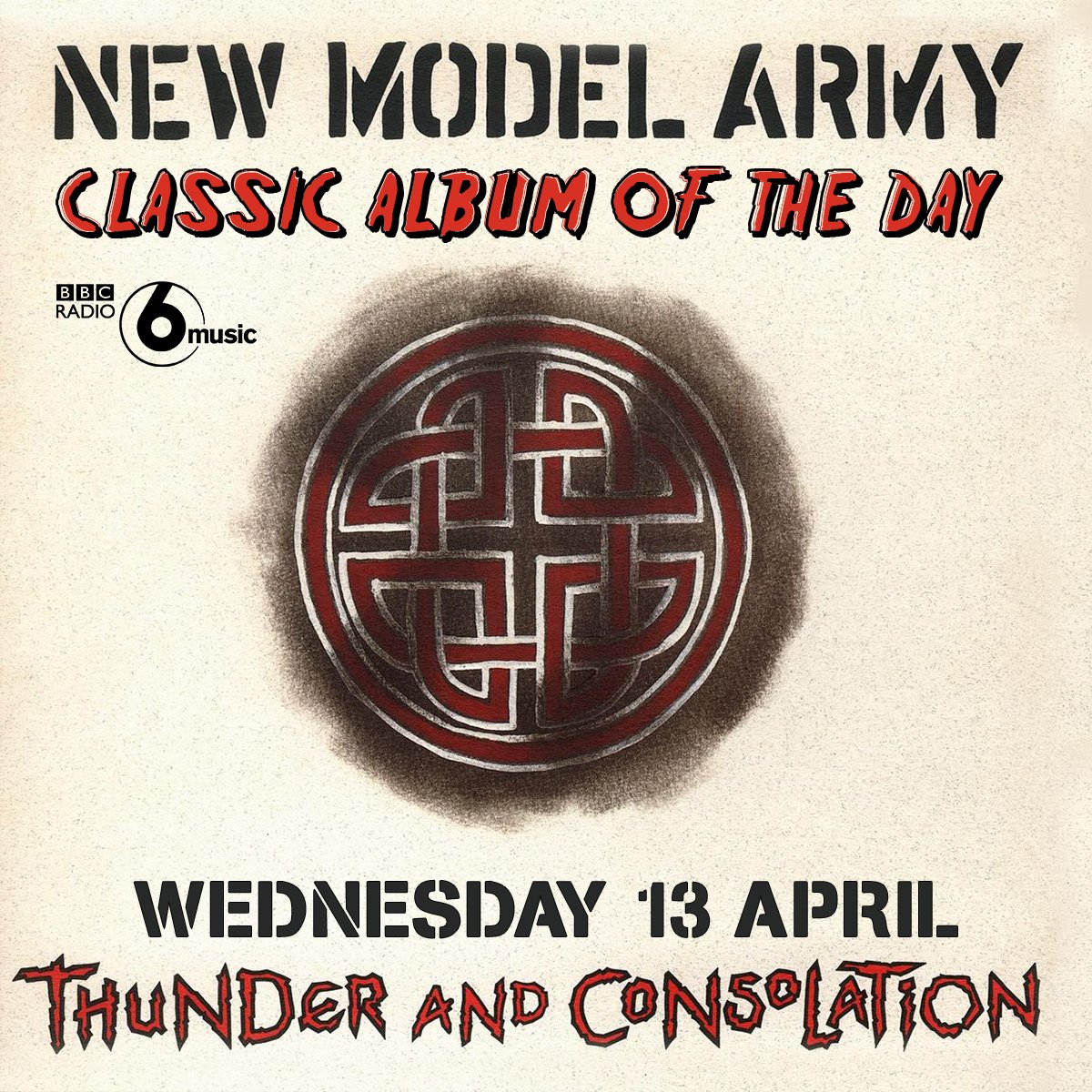 officialnma's tweet photo. Please Re-tweet. #ThunderandConsolation is @BBC6Music 'Classic Album Of The Day' Wednesday 13th April! https://t.co/CXgjJkoMHD