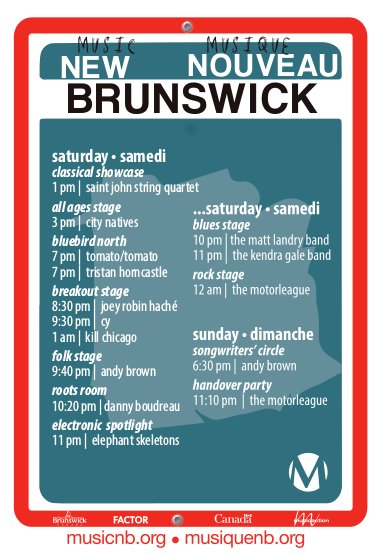 #ECMW2016 #NBRepresent Sat Apr 16 • Blues <a href="/MattLandryBand/">Matt Landry</a> @kendramgale • Rock <a href="/TheMotorleague/">The Motorleague</a>