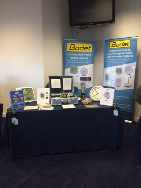 bodet's tweet photo. Bodet at the @wasbm national conference in the #uk ! #clocks #bellsystems https://t.co/DeEyzDWtE4 https://t.co/Mtcs1r0RpZ