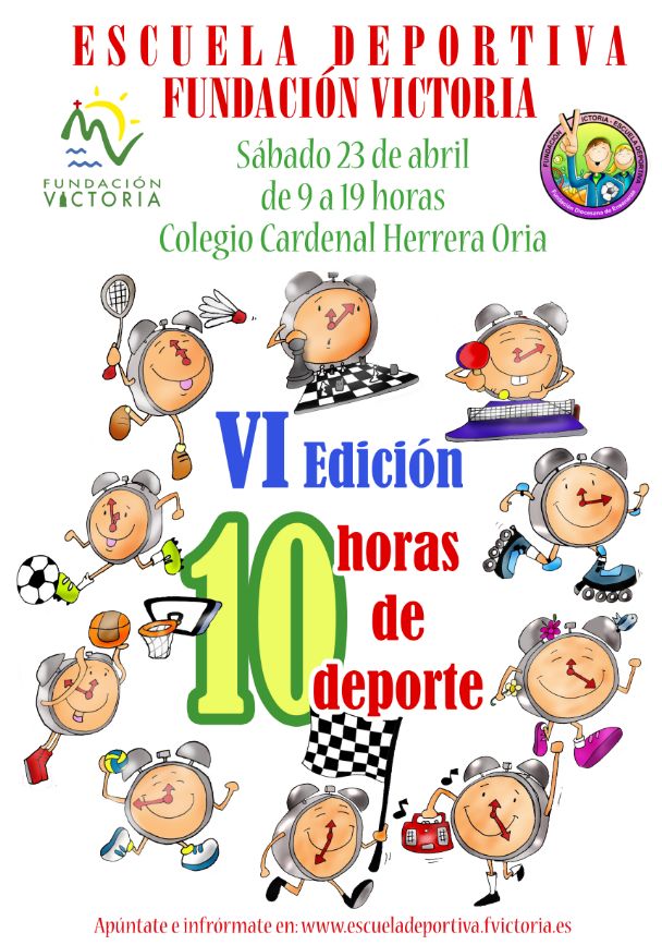 ED_FundacionSMV's tweet photo. Ya ha comenzado la inscripción para VI edición de 10 Horas de Deporte @FDEVictoria Más info  https://t.co/SiuJiNLReI https://t.co/c0thAZTHtf