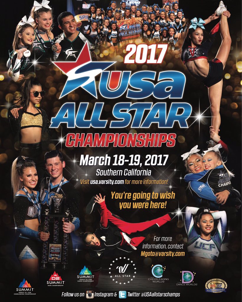 The 2017 USA All Star Championships will be held March 18-19th! Stay tuned for the location announcement #Usaallstar