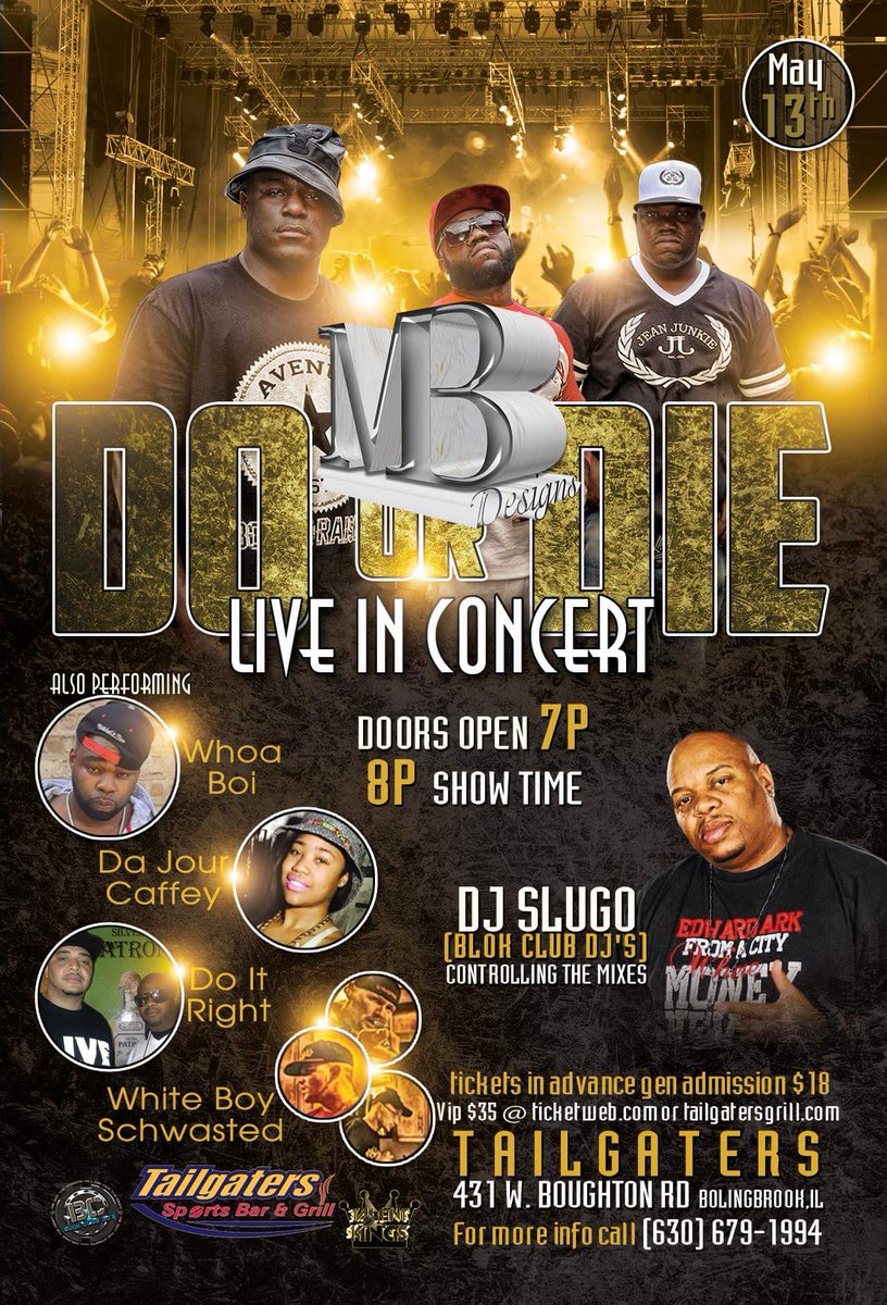 SheistT's tweet photo. Performing live Fri May 13th @ #Tailgaters in Bolingbrook, IL with special guests @dodchicago
#OTR #DaMVP https://t.co/zITeTrfluX