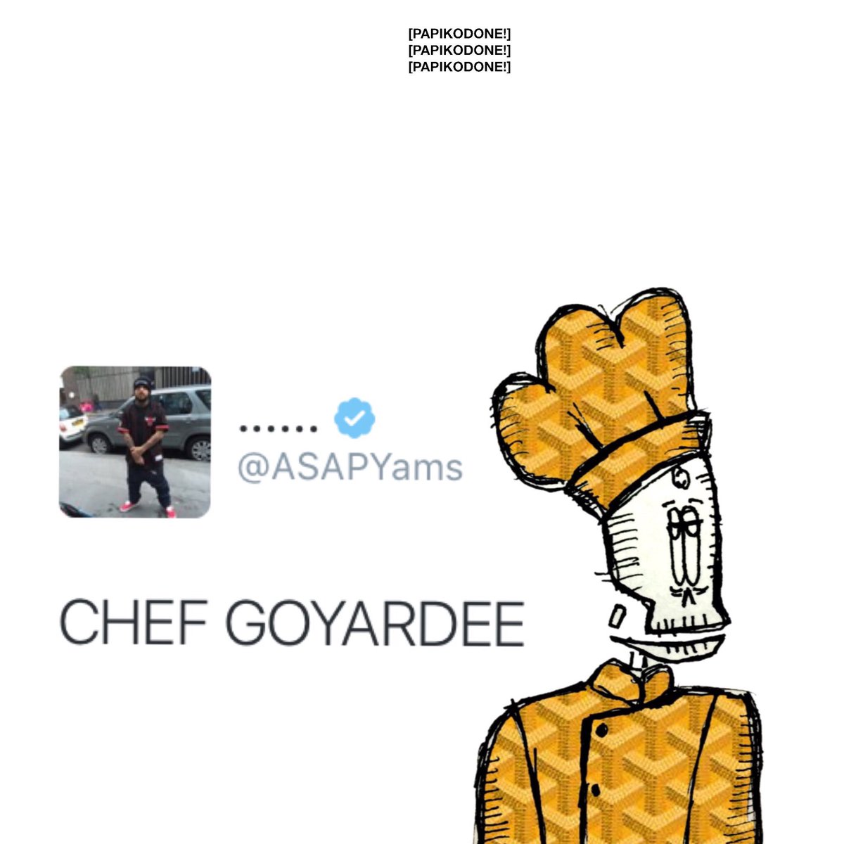 kodone's tweet photo. RIP YAMS https://t.co/GjYos4Ban9