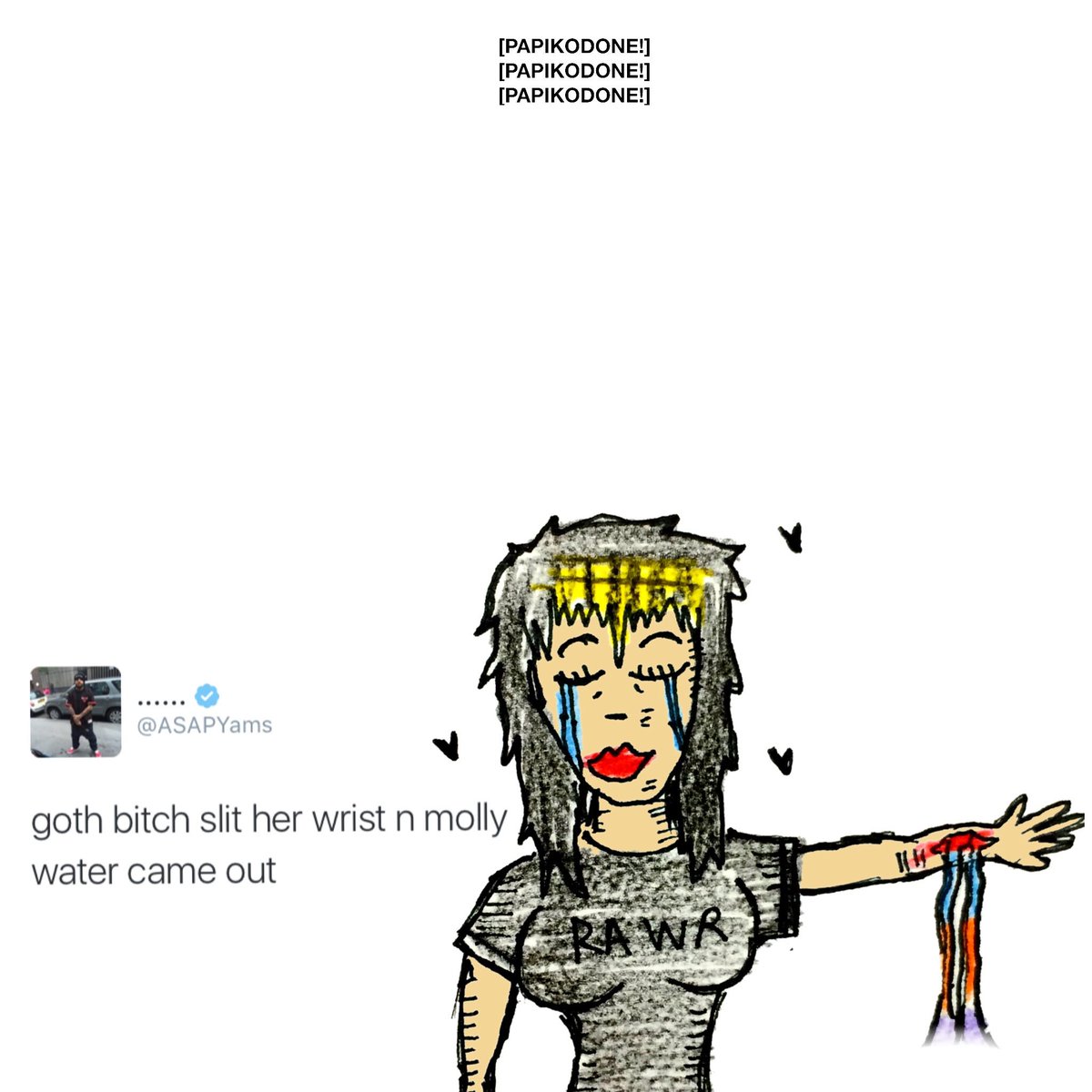 kodone's tweet photo. RIP YAMS https://t.co/GjYos4Ban9