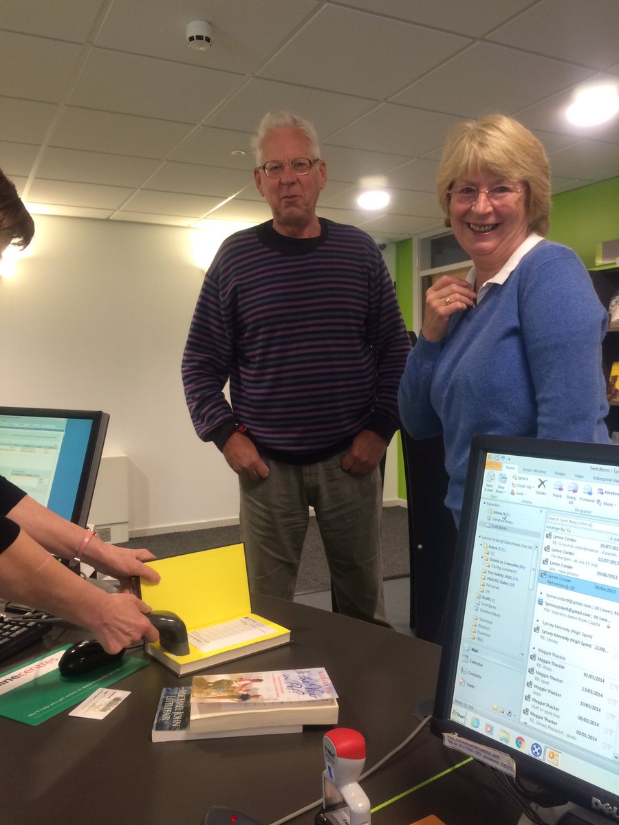 Scoobyx3's tweet photo. First customers at new #ChopwellLibrary #busyday @GatesheadLibs 📚 https://t.co/orzKMNRH2J