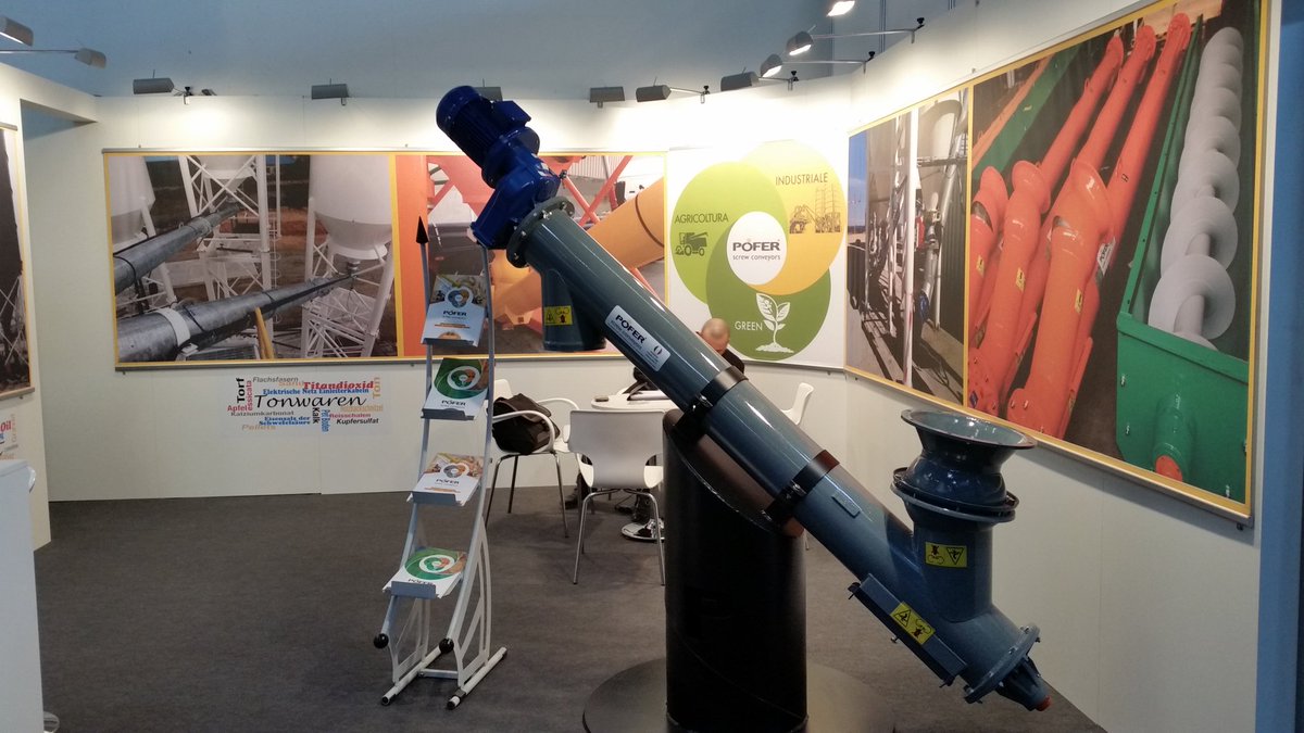 POFERSRL's tweet image. #POFER #screwconveyors @ #bauma ... not only for #cement! Chek us out in Halle B2 stand 116