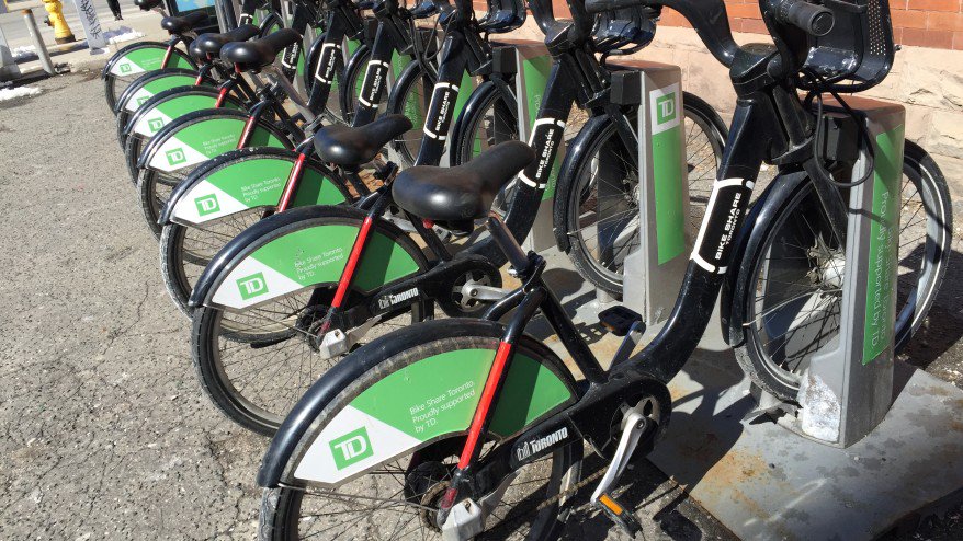 CityNewsTO's tweet image. Bike Share Toronto network about to double in size ow.ly/10xftX