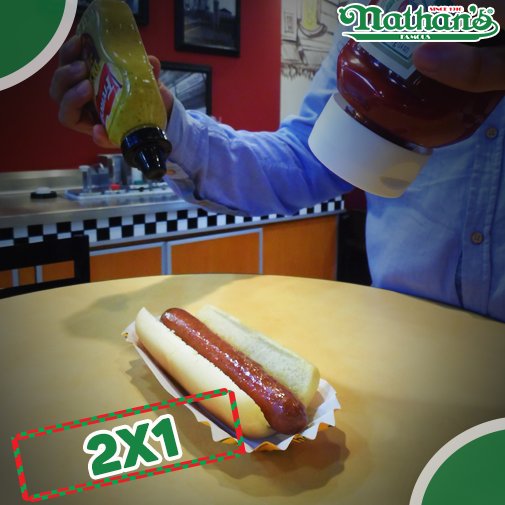 NathansMexico's tweet photo. Aprovecha tu lunes y disfruta de nuestro 2x1 https://t.co/DPeSfYo6nW