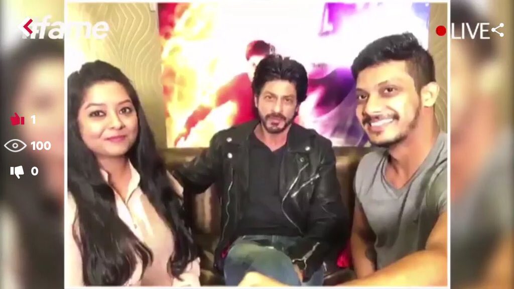 abhi_cancerian's tweet photo. Those who missed it #Live here's #SRK's fan intrvws link,Check out https://t.co/2W3nCu4EHi #4DaysForFAN @abkdutta https://t.co/kEkaFLV3Sx