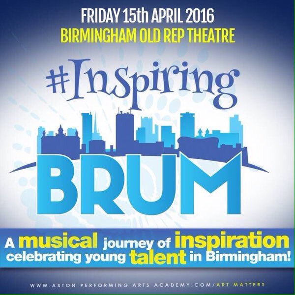 MalikhaMcDonald's tweet image. I&apos;ve got my ticket! Have you? #InspiringBrum let&apos;s support and enjoy.