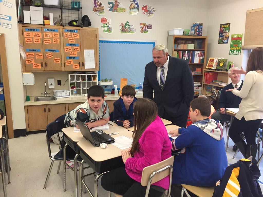 Even @TCSDSuper came in to check out all the great things going on in <a href="/Wodarczaksclass/">Wodarczak's Class</a>