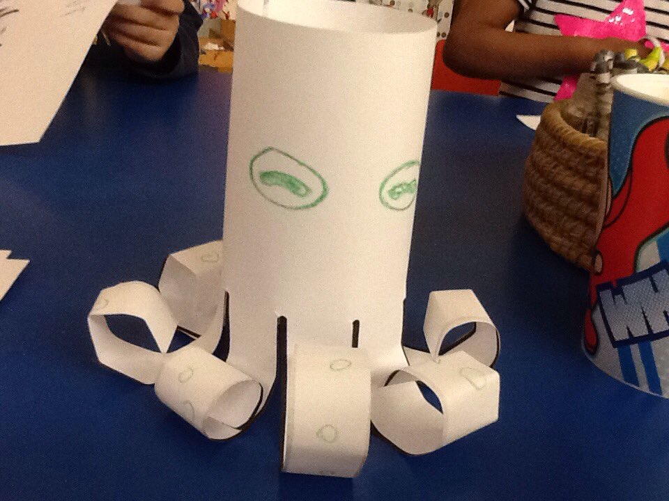 FTEEP's tweet photo. The EEPers were shocked as we watched a video of an octopus walking on land. #ymm we made our own octopi too! https://t.co/yb4shbHoFO