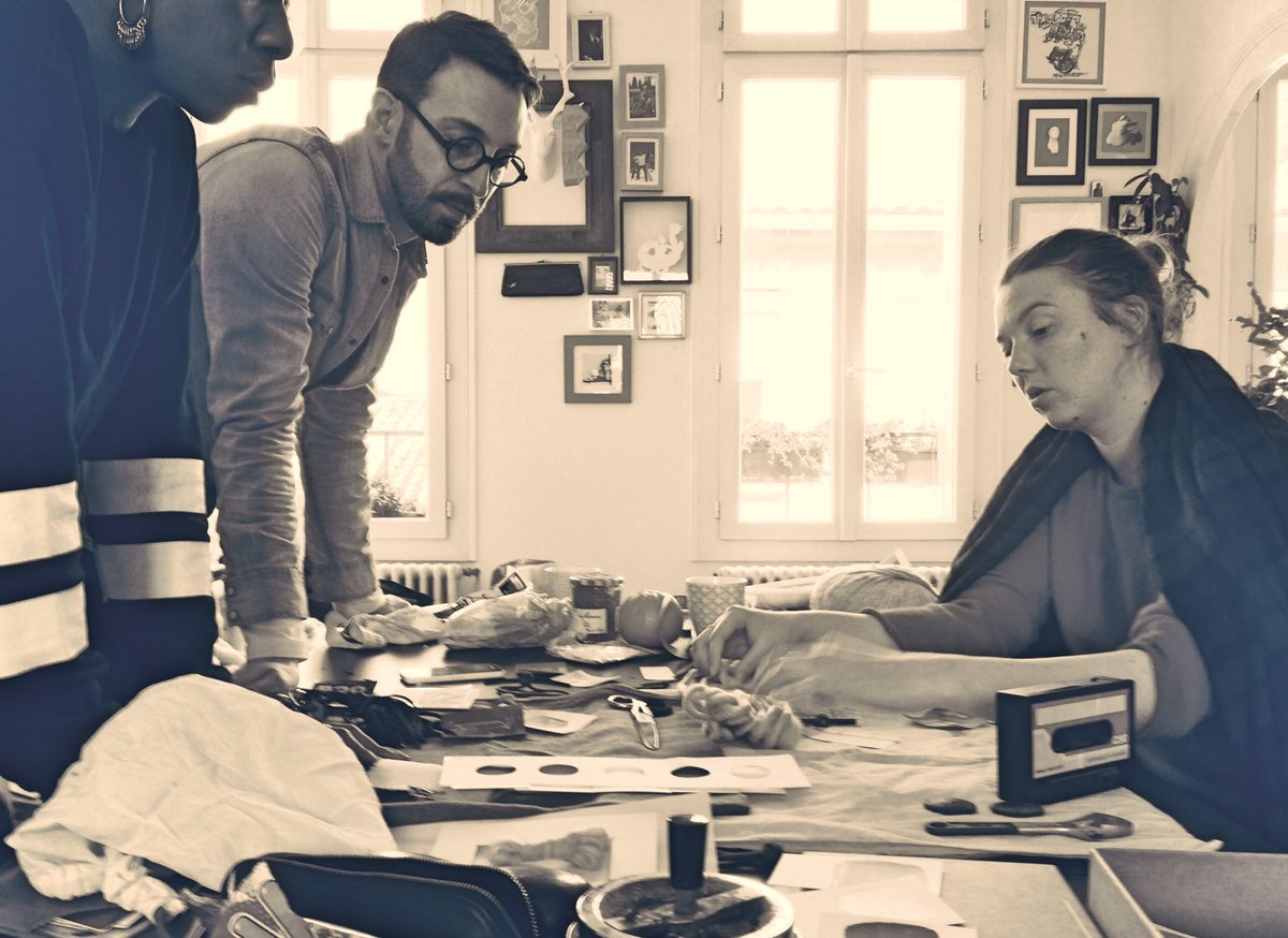 #Work > En mode #moodboard pour #LeRelais - #flatlay #teamwork #openimagination