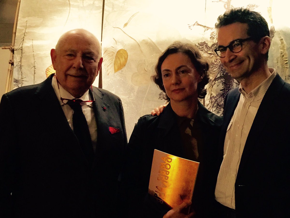 .@F_Marchetti_ is proud to support Italian excellences along with Francesca Taroni and Franco Cologni #DoppiaFirma