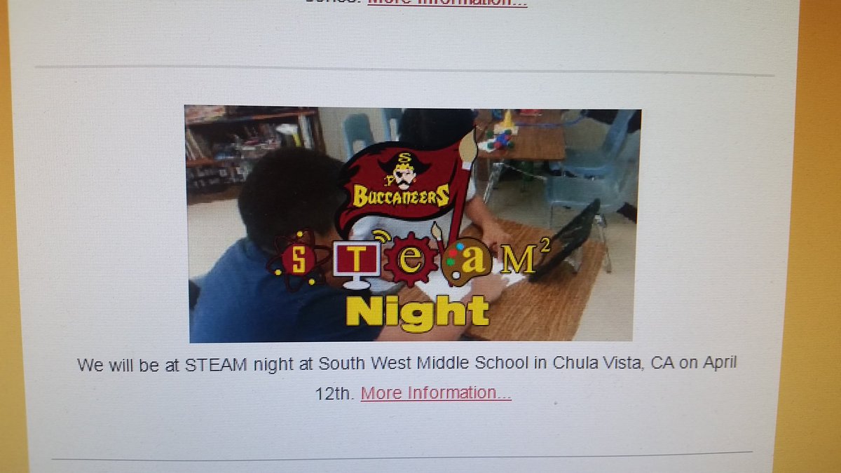 lisa_bertoson's tweet photo. I was reading a STEAM newsletter and came across this. It's official and everyone is invited! @SOMBuccaneers https://t.co/xwQfxZvtns