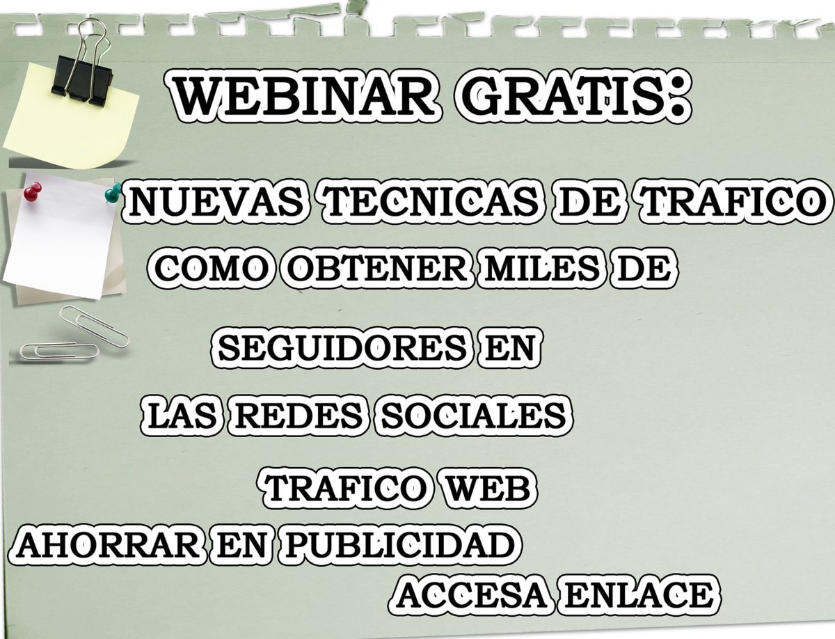 traficoexpertos's tweet photo. Como ahorrar MILES de dólares en #pagoporclick Accesa al seminario gratuito: https://t.co/Qlh6Bk1Z3t https://t.co/T7niHX8myD