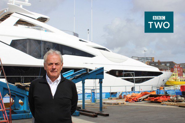 SSBrokerage's tweet photo. The Sunseeker BBC documentary ‘Britain’s Biggest Superyachts: Chasing Perfection’ to be… https://t.co/hOtQL2220r https://t.co/w2JQ3y6mX7