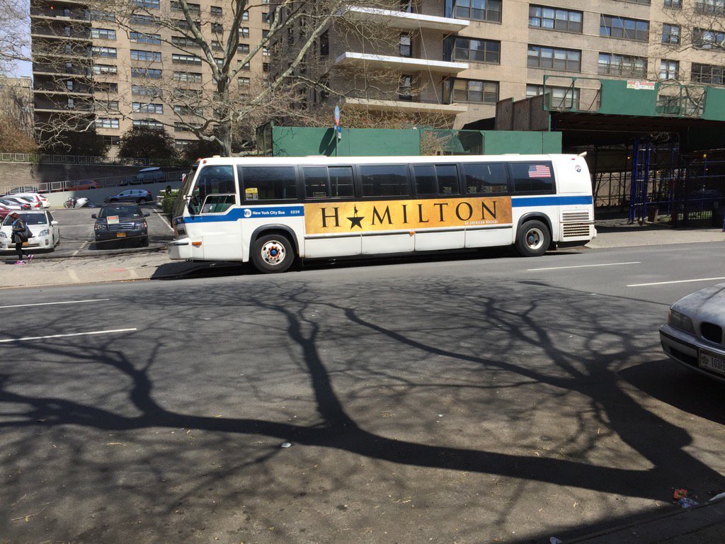 darrenrovell's tweet photo. Not sure why Hamilton has any ad budget. This would be like the Warriors buying billboards now to sell tickets https://t.co/hDTS6bLoO3