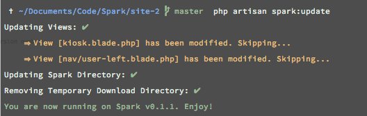 taylorotwell's tweet image. Spark updating the website that sells Spark. Nice. #SparkWatch