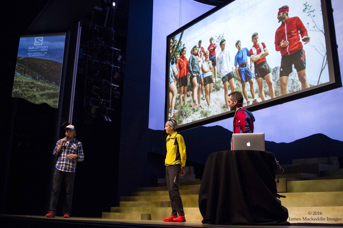 MyOutdoorsRun's tweet photo. #SalomonAdvancedWeek2016 Part 1 - #SRTV &amp; Q&amp;A at the Theatre by the Lake https://t.co/mq29eZar83 @SalomonRunning https://t.co/WcLPNgNYRM