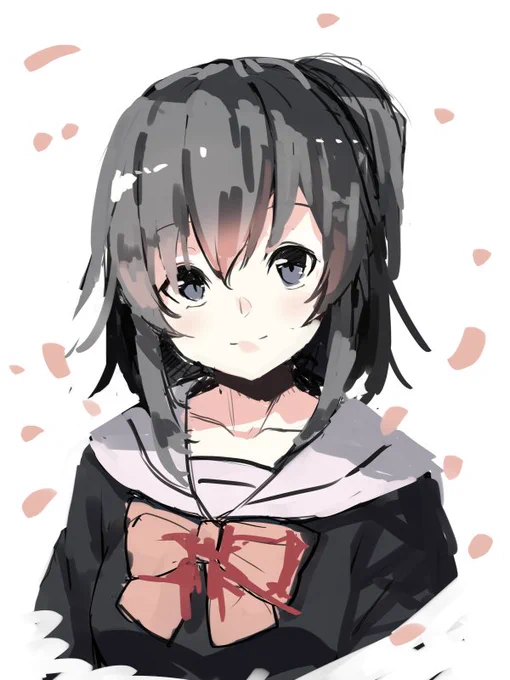 深夜のひっそり落書き!ちょっと塗の考察をするための準備段階、カラーラフです!明日(ジカンガアレバ)きれいにしつつ塗り考察した物をUPしようと思います_ _。そういえば新入生や新社会人の方々は大変そうですね。お疲れ様です_ _ 