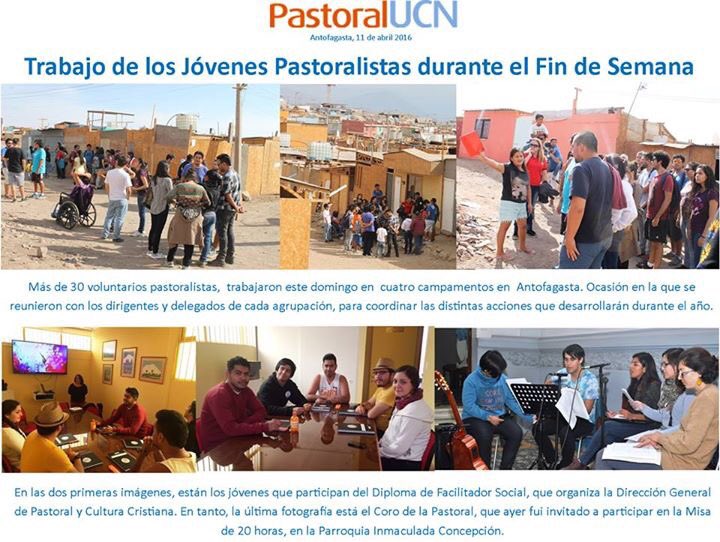 Pastoralistas en acción <a href="/mercurioafta/">El Mercurio de Antofagasta</a> <a href="/iglesiachile/">Iglesia.cl</a> <a href="/iglesiachile/">Iglesia.cl</a> @arzoafta <a href="/UCNalDia/">UCN al Día</a> <a href="/PoliticaUCN/">PolíticayCultura UCN</a> <a href="/radiosolchile/">Radio Sol Antofagasta</a>