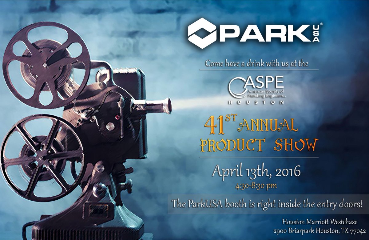 ParkUSA's tweet photo. Join us for Houston ASPE's 41st annual product show! https://t.co/IfE3RiLDFB