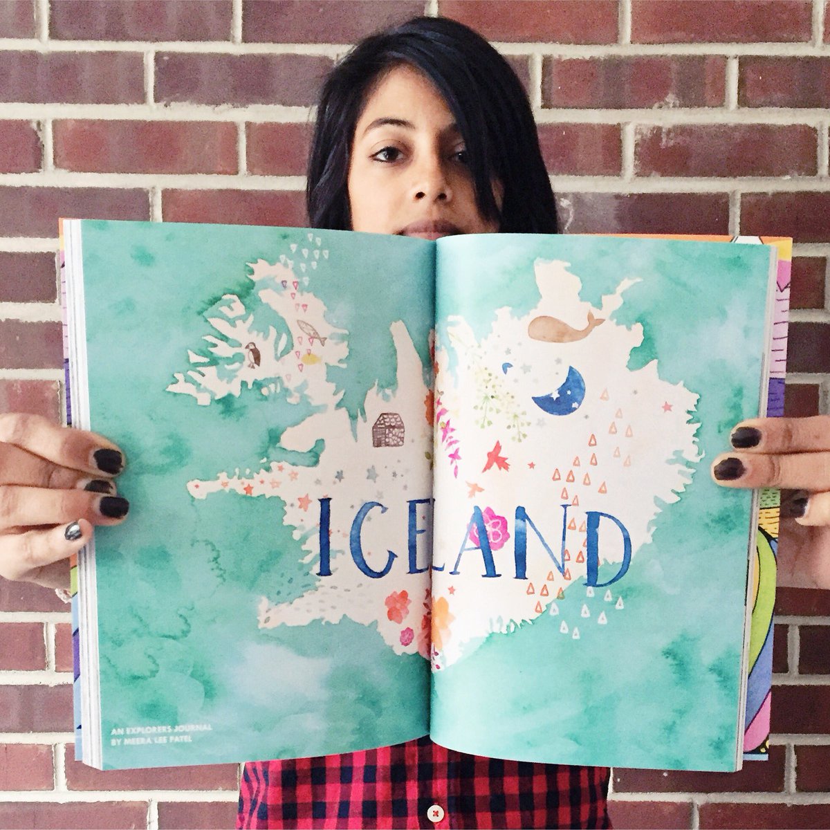 painted a map of Iceland for <a href="/CuriumMagazine/">Curium</a>!