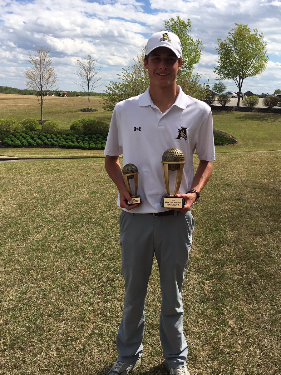 AthensBoysGolf's tweet photo. Reid Baggett...Low Medalist at the Golden Eagle Invitational last Thursday with a 1 under round of 71 https://t.co/vgqakFKFLN