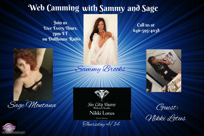 4/14 7pm ET our Lovely guest live on @DOLLHOUSE_RADIO w/ me &amp; @SageMontana1 is @SinCityVixens https://t<a class="tags" target="_blank" title="On Twitter" href="/?out=eyJ0eXAiOiJKV1QiLCJhbGciOiJIUzUxMiJ9.eyJpYXQiOjE3MjI5ODc4NzEsImlzcyI6InR3cG9ybnN0YXJzLmNvbSIsIm5iZiI6MTcyMjk4Nzg3MSwiZXhwIjoxNzU0NTIzODcxLCJyZWRpcmVjdF91cmwiOiJodHRwczovL3R3aXR0ZXIuY29tL0RPTExIT1VTRV9SQURJTyJ9.3XJ7JFMh64BBXd-Kh2eMmUkQ1yylyhCIaieTzLpytpeC_EQonf85iVDOL3BjkpiptkLUHb1Ic-fIxQkt3cKe5w">@DOLLHOUSE_RADIO</a><a href="/tag/positivethinking"class="tags"><span>#positivethinking</span></a><a href="/tag/positivevibes"class="tags"><span>#positivevibes</span></a><a href="/tag/mondaymotiv"class="tags"><span>#mondaymotiv</span></a>