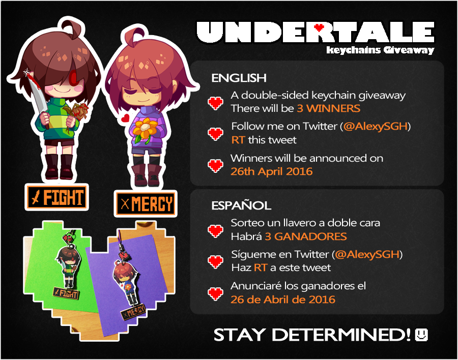 ✦ SANDRAGH ✦ — Undertale keychains! ♥ I will sell them online