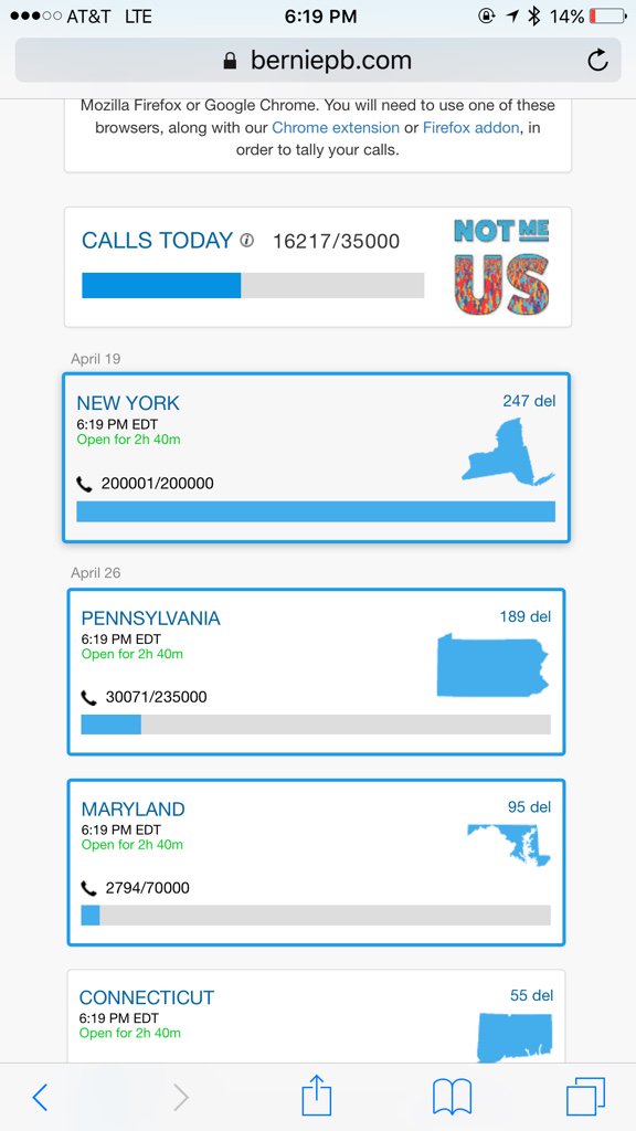 davidsparksshow's tweet photo. Keep on phonebanking! Bernie Supporters just eclipsed 200,000 calls into New York!
#TYTLive #feelthebern https://t.co/p1P4mhbruX