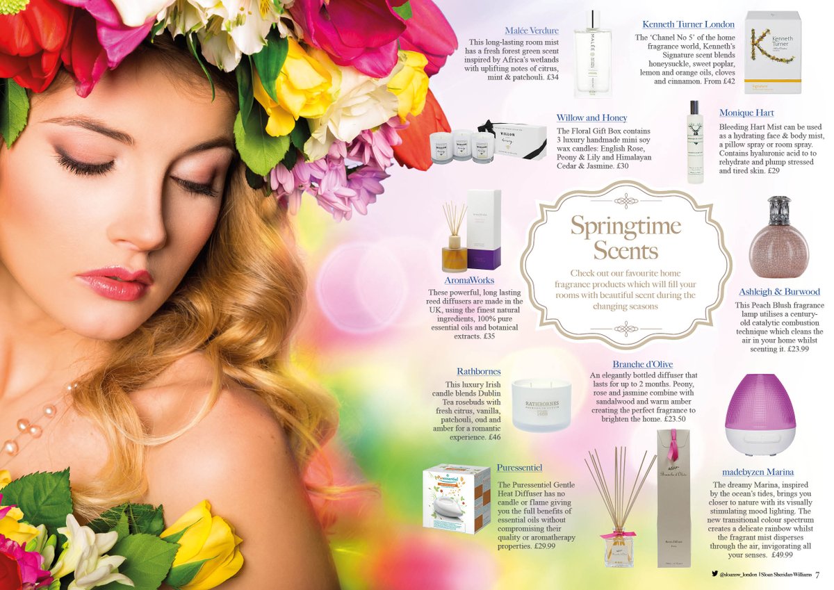 @Willowhoneyuk sitting pretty in the April issue of @sloanloves thx guys xx #springscents #soywax #luxury #candles