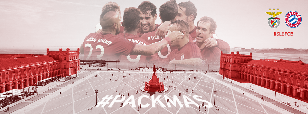 FCBayern's tweet photo. Vorfreude pur! In 48 Stunden beginnt #SLBFCB! #packmas https://t.co/X4o6q4xOLV