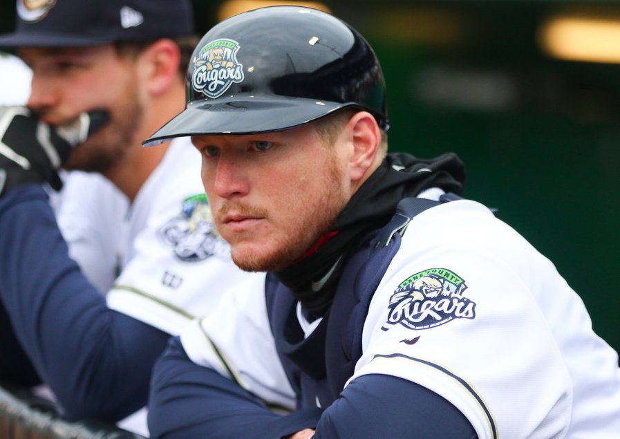 KevinDruley's tweet photo. Q&A with @KCCougars catcher Luke Lowery: https://t.co/4x1suUBujx #dbacks #mwl https://t.co/l3hy6ldOqa