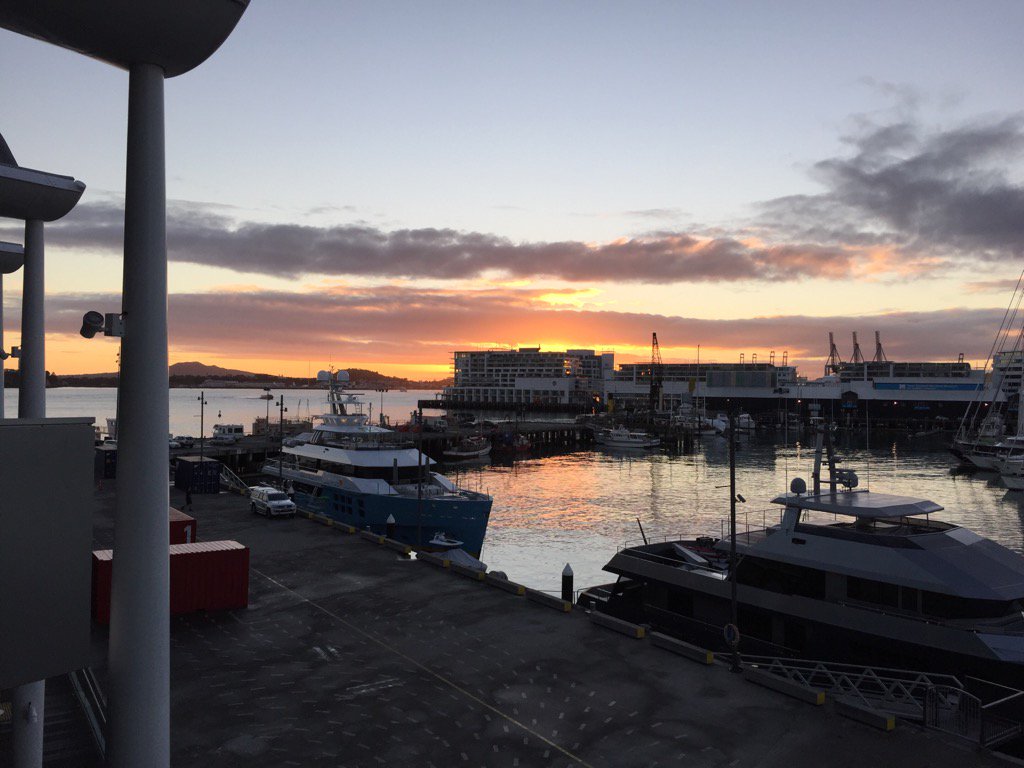 gregwardmc's tweet photo. ...and the sun rises on the ANZ Viaduct Event Centre for another exciting Convene #convene2016 #myofficetoday https://t.co/xCtc8I1SAv