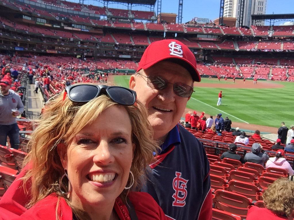 Dianna_Robb's tweet photo. My daddy's 82nd Birthday!! Happy Birthday Bill Gaines!! #OpeningDaySTL #birthdaypresent https://t.co/ICWDcWFw1w