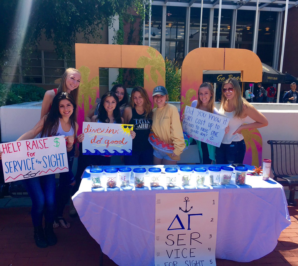 Come support Delta Gamma for their Anchor Splash Week! Day 1: Penny Wars from 10am-2pm 💰