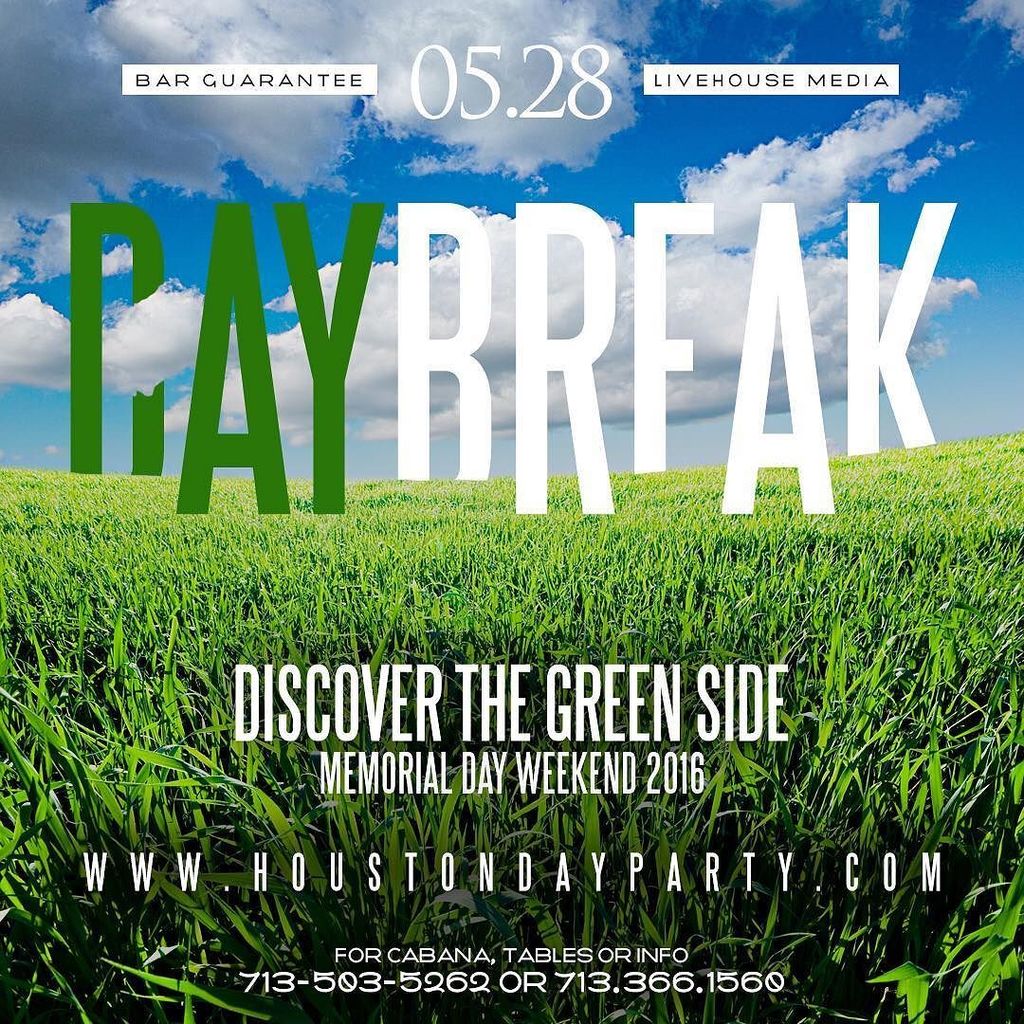 djmrrogers's tweet photo. 🚨🚨BREAKING NEWS🚨🚨 #DAYBREAKHOUSTON @ #DISCOVERYGREEN #MemorialWeekend2016 powered by #BGEe… https://t.co/plP0TqZ2hG https://t.co/XsGpCrDiYO