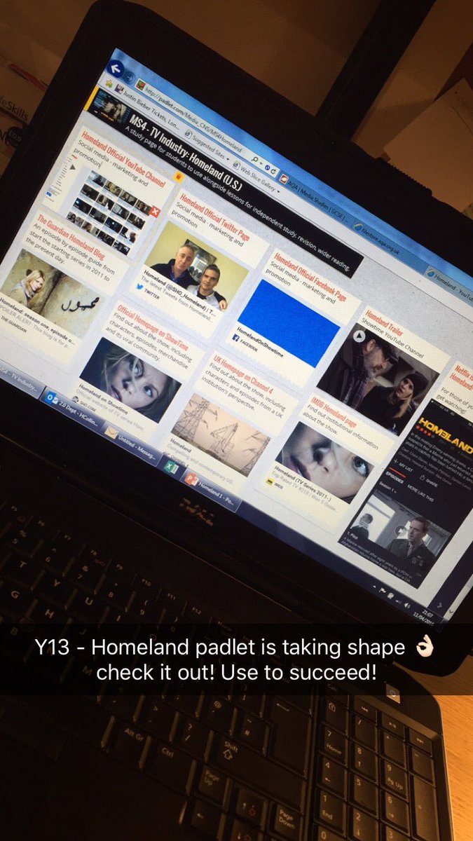 Media_CNS's tweet photo. The MS4 Homeland padlet is up and running! 👌🏻📱👊🏻😎 #goteammedia #wjecmedia #ms4 #mediacns https://t.co/rtJrUpzOUv