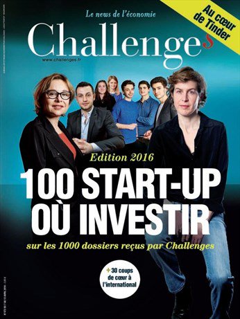CS_Angels's tweet image. Cette semaine @Challenges, les #startup de @centralesupelec à l'honneur : @BudgetInsight @TOTEMmobi @BIOMODEX ...