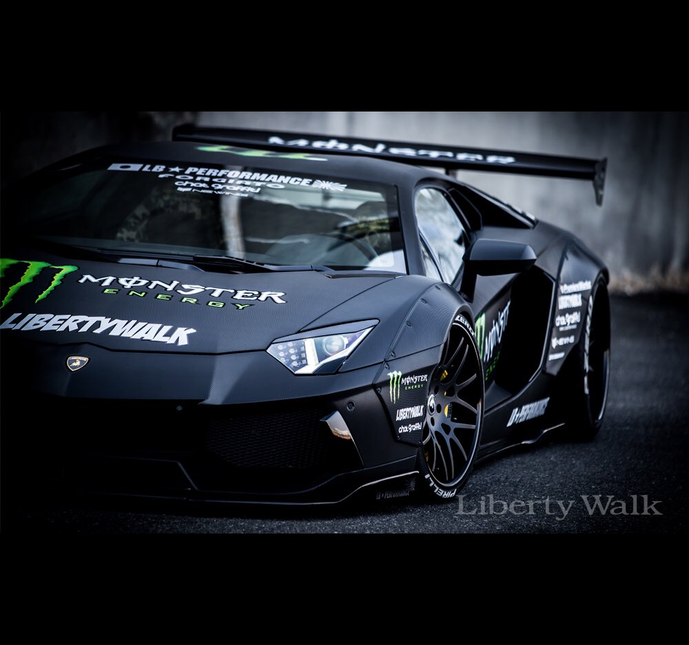 LibertyWalkOnly's tweet photo. Monster Aventador 😈⚫️ https://t.co/Wbwsx2Yxyu