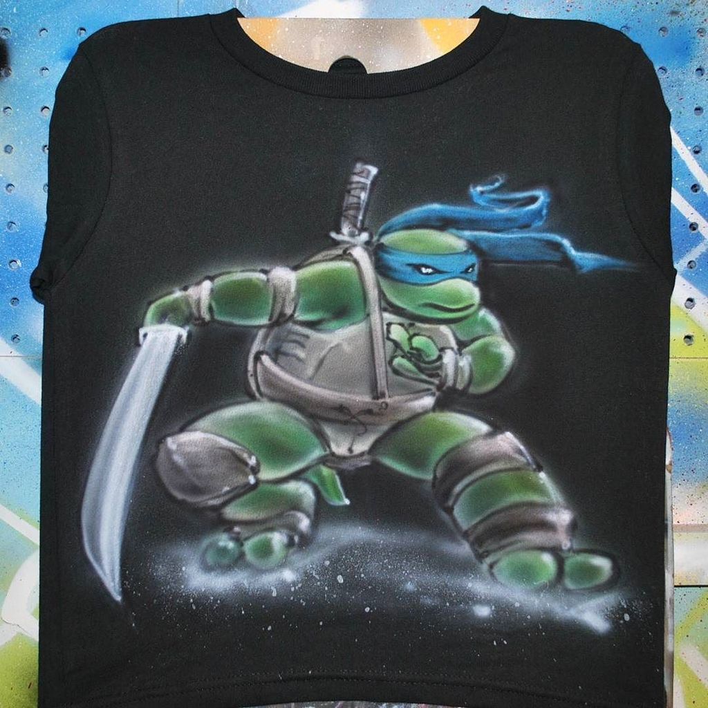 AirbrushCustoms on X: #tmnt shirt design. Design an #airbrush shirt for  birthdays and more! #airbrushcustoms Order online at AirbrushCust…   / X