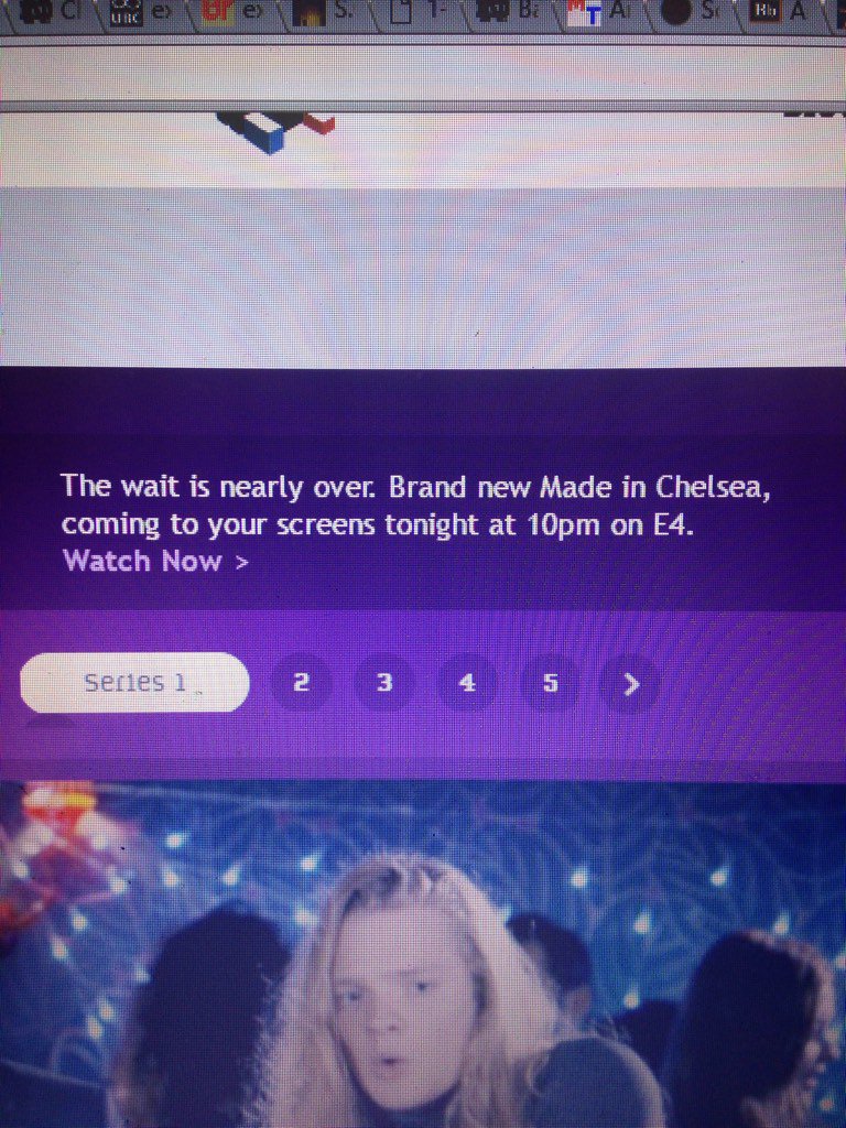 good one e4 for getting my hopes up and playing an hour earlier that stated... #MadeInChelsea #e4 #lies #channel4