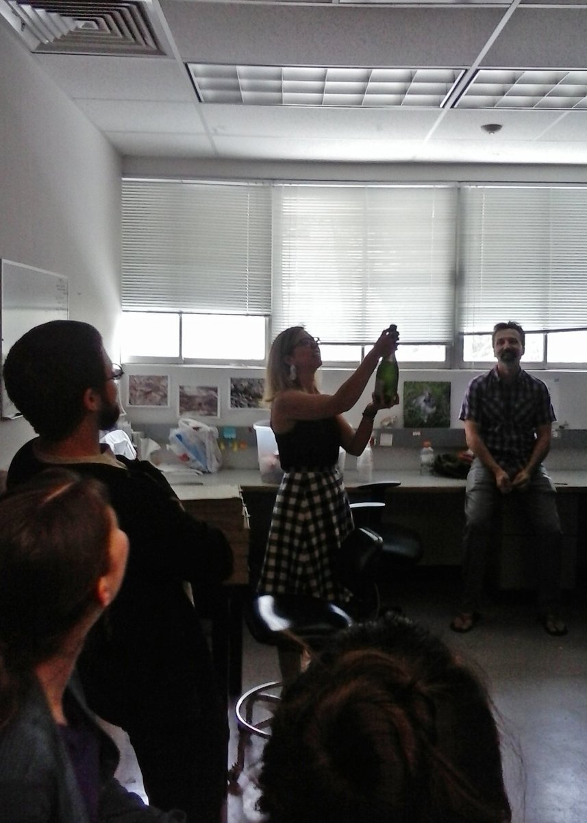 SDSU_JDPE's tweet photo. Congrats Dr. @breeput on an excellent exit seminar! #snakes #squirrels https://t.co/tlPUJCNtcN