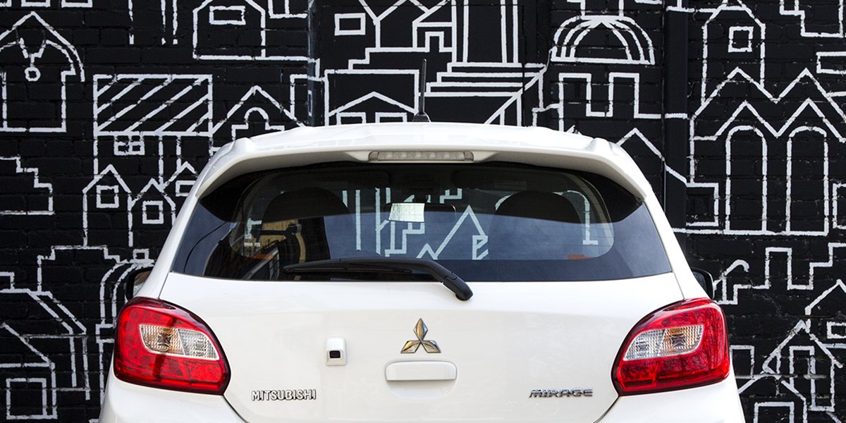 MitsubishiCAN's tweet photo. City much? Mirage does. #BuiltBetter #BackedBetter https://t.co/bCDPggKN7m