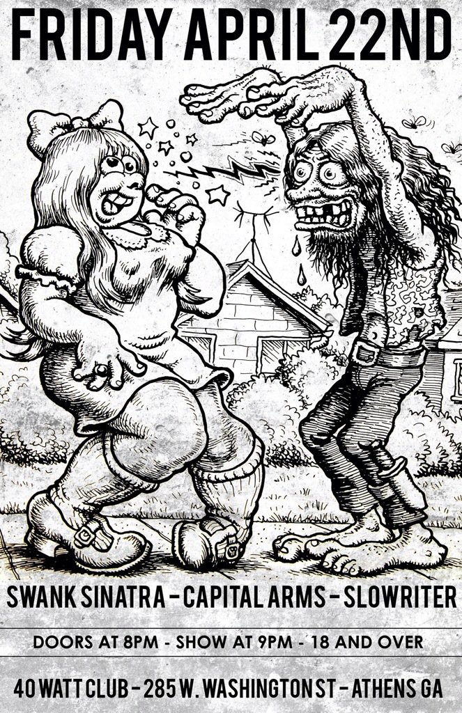 Join us for Randy Garcia's birthday 4/22 <a href="/40WattAthens/">40 Watt Club</a> we are partying with <a href="/slowriterband/">slowriter</a> + <a href="/Capitalarms/">Capital Arms</a> #party