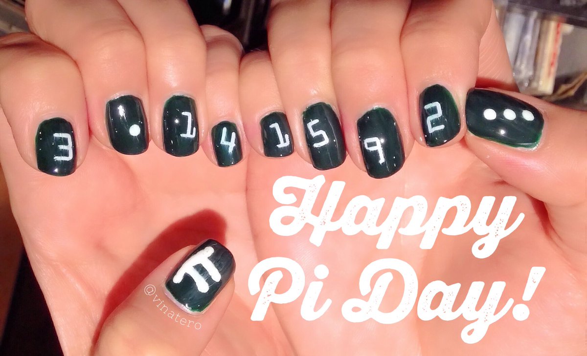LisaGCeja's tweet photo. .@jamiedunc3 yes! π I have so many options. These are my #PiDay #mathnails #NCTMannual #nailart https://t.co/bEVeE0SB8u
